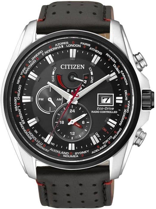 Citizen Radiostyrd klocka AT9036-08E Eco-Drive - Svart