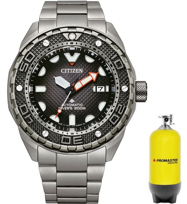 Citizen - Herrklocka - Automatisk - Analog - Grå titanarmband - NB6004-83E