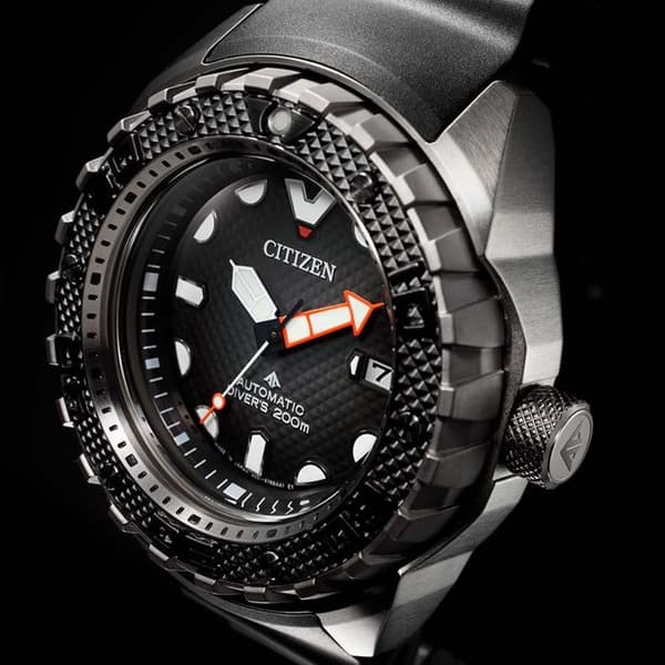 Citizen - Herrklocka - Automatisk - Analog - Grå titanarmband - NB6004-83E