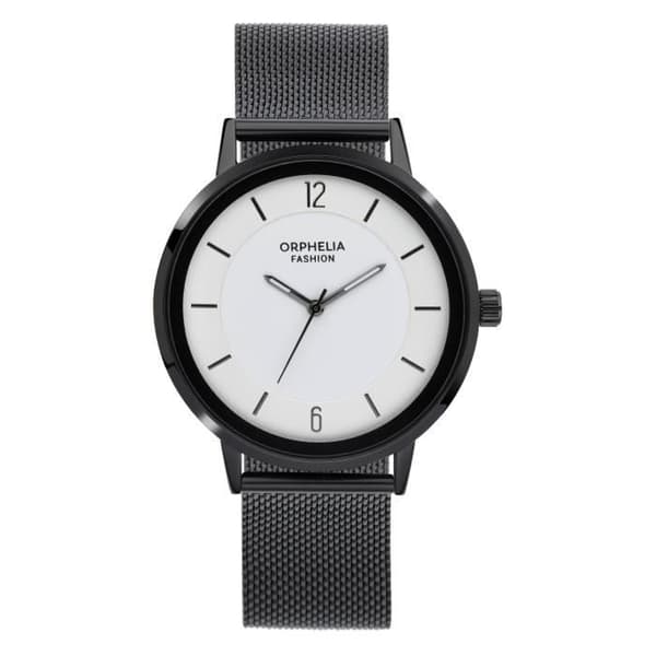 Herrklocka Orphelia Fashion OF764802 Analog kvartsarmband i rostfritt stål Svart