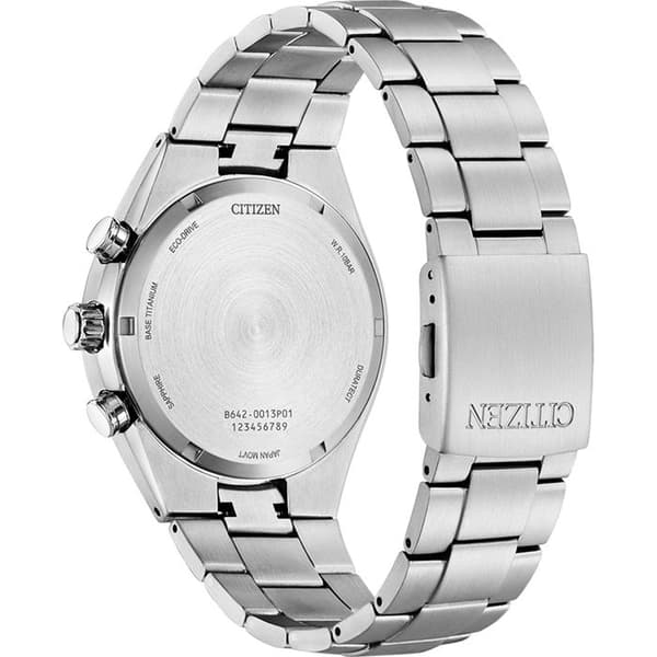 CITIZEN Eco-Drive CA7090-87E Herrklocka - Kronograf - Silver Titanium Armband