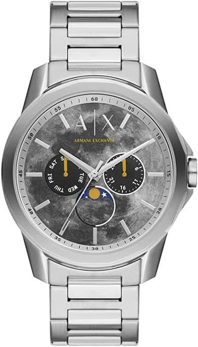 Armani Exchange Watch - Herr - AX1736 - Silver - Grå - Quartz - 5 Atm
