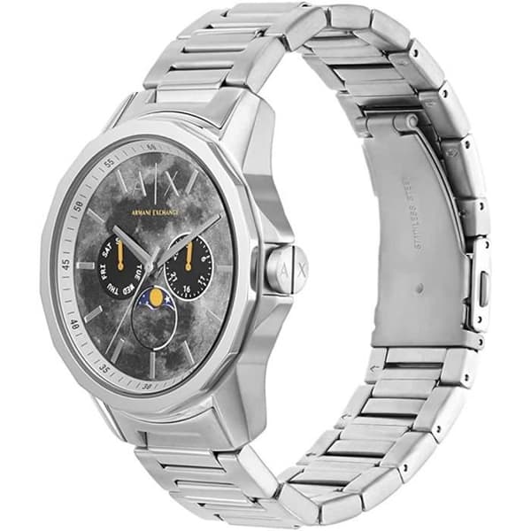 Armani Exchange Watch - Herr - AX1736 - Silver - Grå - Quartz - 5 Atm