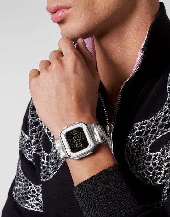 Philipp Plein Watch - Unisex - PWHAA1522 - Flerfärgad silikon - 44mm - 5 bar