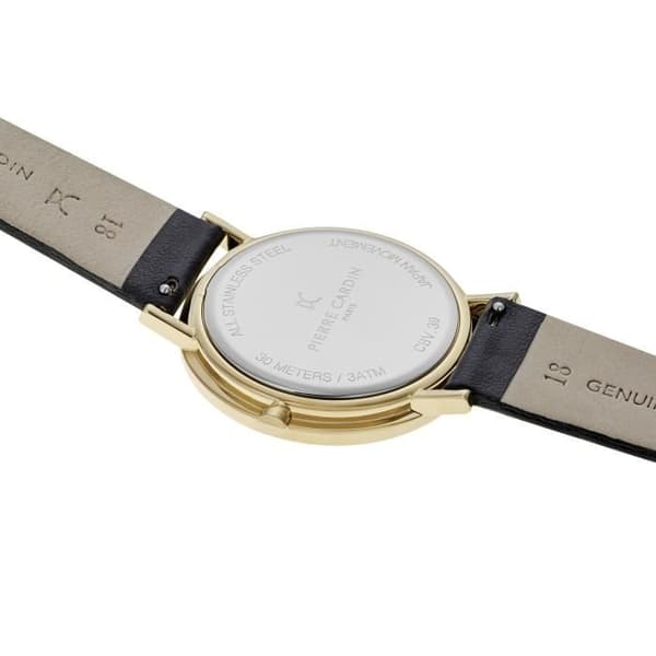 Pierre Cardin Watch - Analog Quartz - Svart läderband - CBV.1009