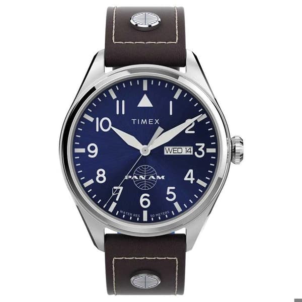 Timex Watch - Herr - TWG030100 - Brunt läder - 42 mm - 5 bar