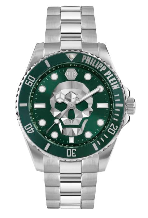 Philipp Plein Watch - Herr - PWOAA0622 - Grå Rostfritt stål - 44 mm - 10 bar