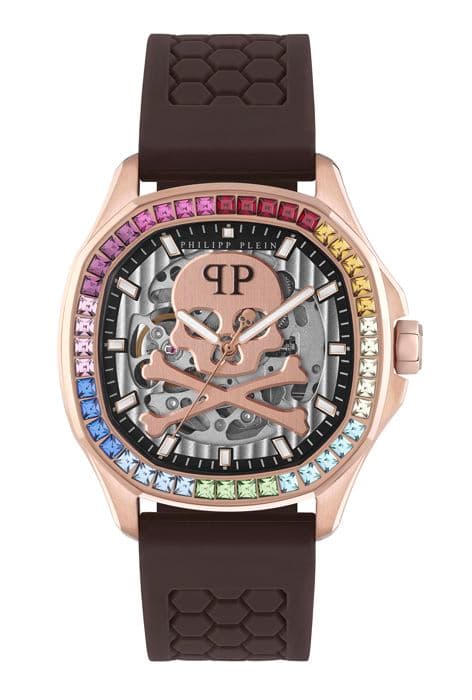Philipp Plein Watch - Herr - PWRAA0623 - Brun silikon - 42mm - 5 bar