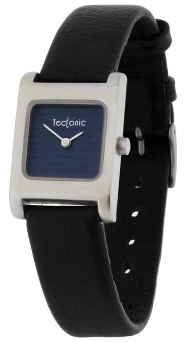 TECTONIC Analog Quartz Läderklocka för kvinnor-41-1100-99