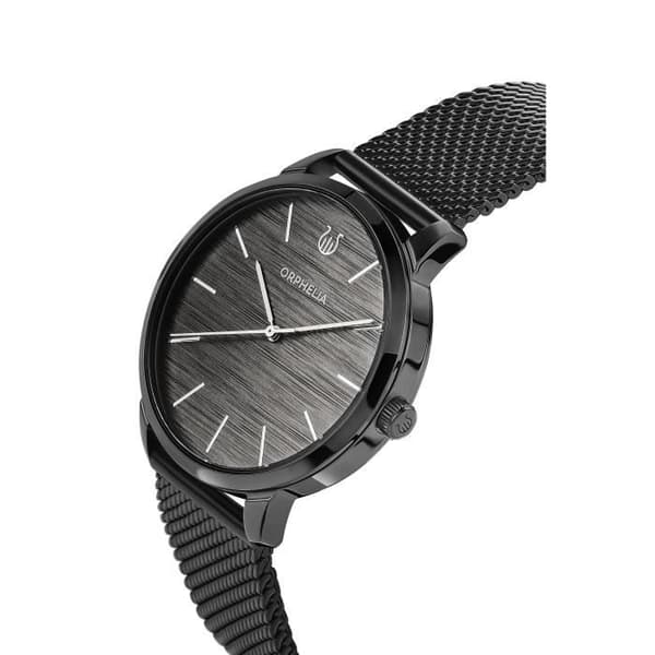 Herrur ORPHELIA - Kvarts Analog - Armband i Svart Rostfritt Stål OR62902