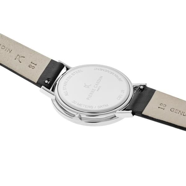 Pierre Cardin Watch - Analog Quartz - Svart läderband - CBV.1001