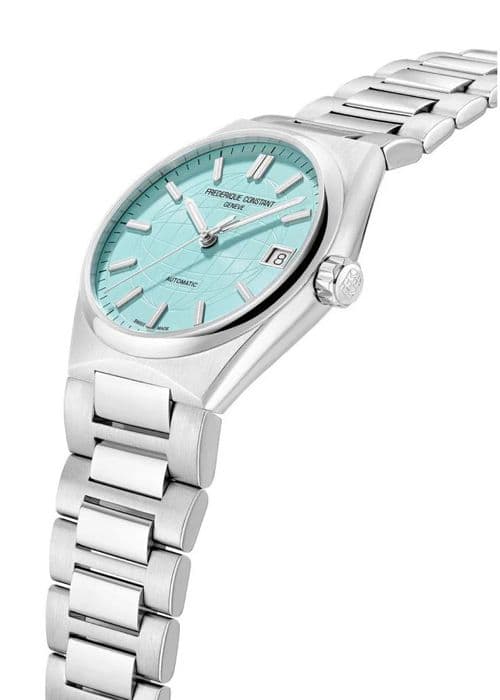 Frédérique Constant Watch - Dam - FC-303LB2NH6B - Silver Rostfritt stål - 34 mm - Blå