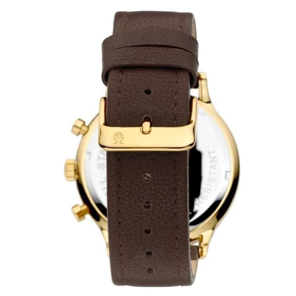 Herrur ORPHELIA Kvarts Krokig Armband Läder Brun