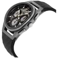 Miniatyrbild 4 av 4: Bulova herrkurv 44 mm svart silikonrem Quartz Grey Urtavla Watch 98A162