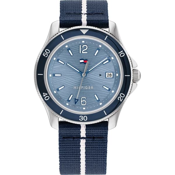 Klocka - Tommy Hilfiger - 1782511 - Blått tyg - 35 mm - Vattentålig 5 bar