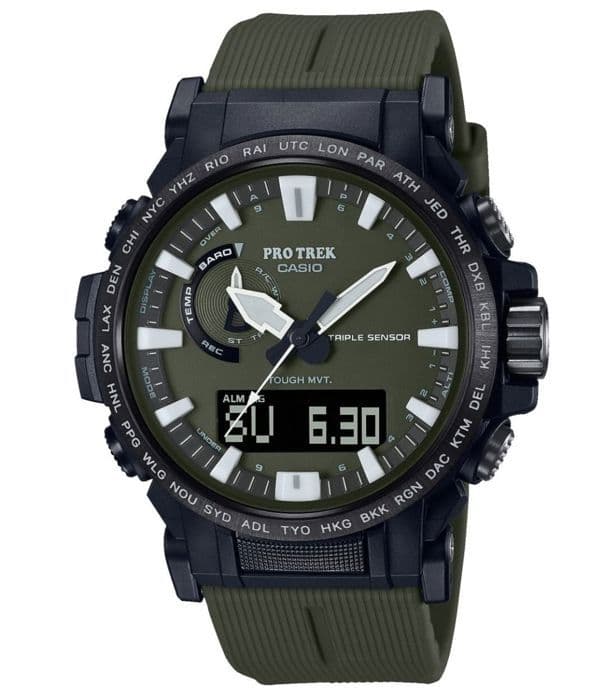 Casio Watch - Herr - PRW-61Y-3ER - Grön plast - 42mm - 10 bar