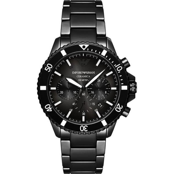 Emporio Armani Watch - Herr - AR70010 - Svart keramik - 43 mm - 10 bar