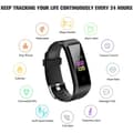 Miniatyrbild 3 av 4: Connected Watch, Women Men Connected Armband, IP67 Vattentät Smartwatch, Fitness Tracker, Walking Pedometer[25]