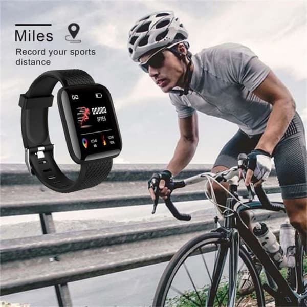 Connected Armband, Connected Watch Herr Dam Smart Watch Med Puls Blodtrycksmätare 5