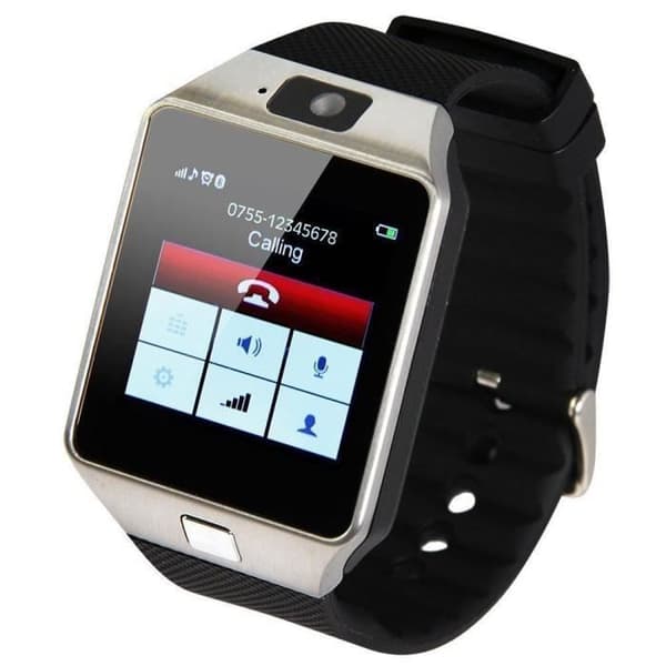 DZ09 Bluetooth Digital Smart Silverklocka