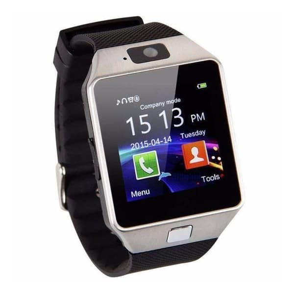 DZ09 Bluetooth Digital Smart Silverklocka