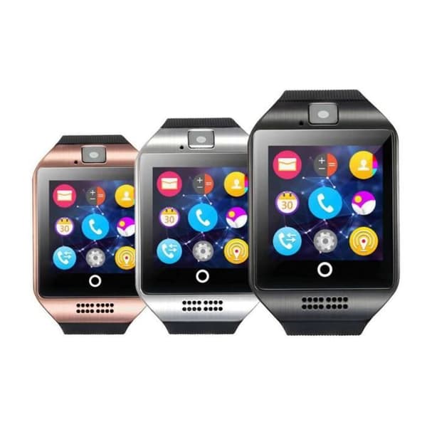 Svart Q18 Smartwatch