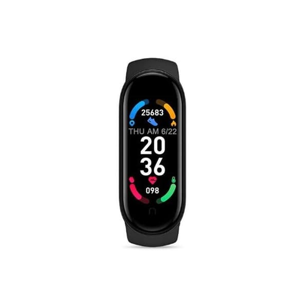 M6 smartklocka för män och kvinnor, puls- och blodtrycksmätare, co Watch B -BH1116