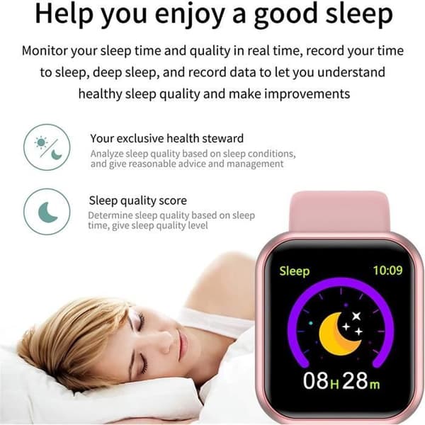 Smart Watch Herr Dam Solle Såld History Tracker Armband Smart Clock Smart Sport Sport SmartWatch för Android iOS (Färg A609
