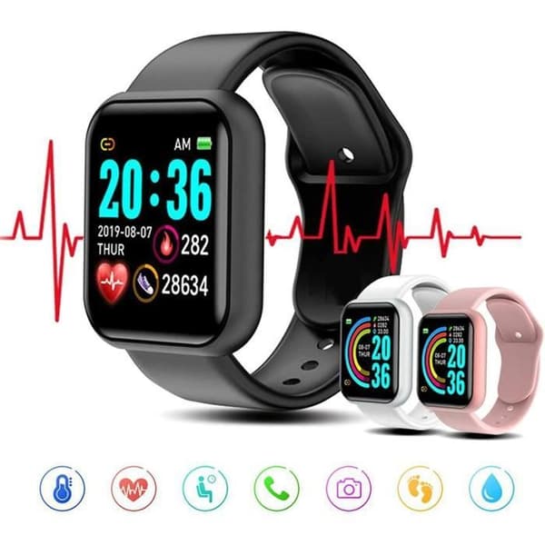 Smart Watch Herr Dam Solle Såld History Tracker Armband Smart Clock Smart Sport Sport SmartWatch för Android iOS (Färg A609