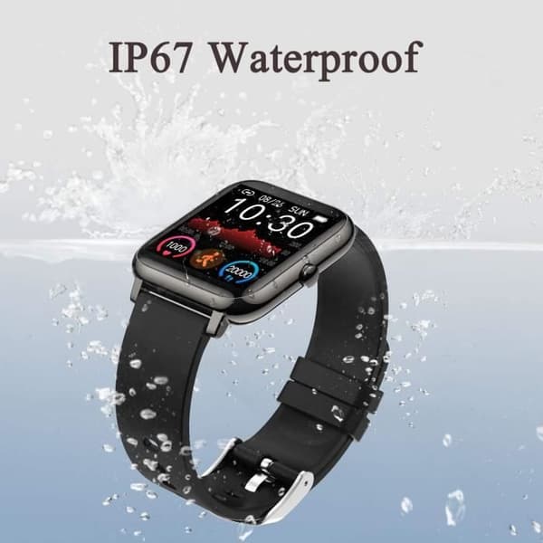 Connected Watch - Rinsmola - Sport - Vattentät 10 ATM - Stegräknare - Pulsmätare
