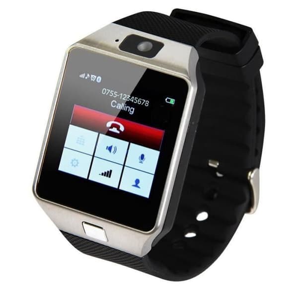 Bluetooth Smart Watch Phone DZ09 Stöd TF SIM-kort HD Camera Sync Call SMS för Android-telefon