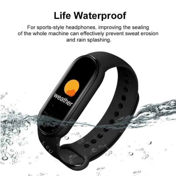 Smartwatch - Fitpro - M6 - Bluetooth - Musik - Hjärtfrekvens