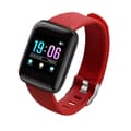 Miniatyrbild 1 av 4: Dropshipping D13 Smart Watches ID116Plus Puls Smart Band Fitness Sportarmband-Rött med låda