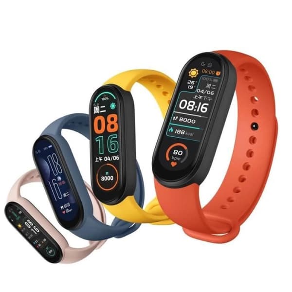 M6 smartwatch, fitnesstracker, puls- och blodtrycksmätare, vattentät blå -BH1011