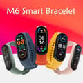 Miniatyrbild 2 av 4: M6 smartwatch, fitnesstracker, puls- och blodtrycksmätare, vattentät blå -BH1011