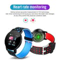 Miniatyrbild 3 av 4: 119 Plus Smartwatch för Android och IOS Sport Electronic Armband Clock Activity Tracker phys 119 Black -MEAI5183