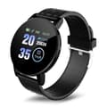 Miniatyrbild 1 av 4: 119 Plus Smartwatch för Android och IOS Sport Electronic Armband Clock Activity Tracker phys 119 Black -MEAI5183