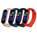 Miniatyrbild 4 av 4: M5-M6 smartklocka, fitnesstracker, puls- och blodsyremätare, M6 svart -BH569