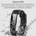 Miniatyrbild 2 av 4: Connected Watch Smartwatch Marqueune Vattentät IP68 Stegräknare för iPhone Samsung Huawei Smartphone Kvinna Man Svart