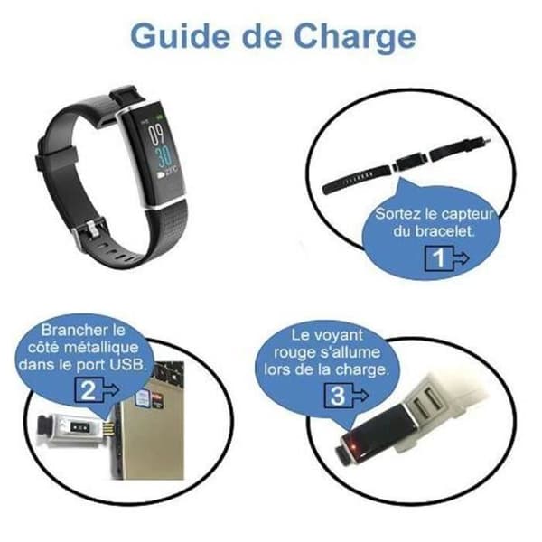 SS Connected Watch - Marqueune - IP68 Vattentät - Pulsmätare - Lila