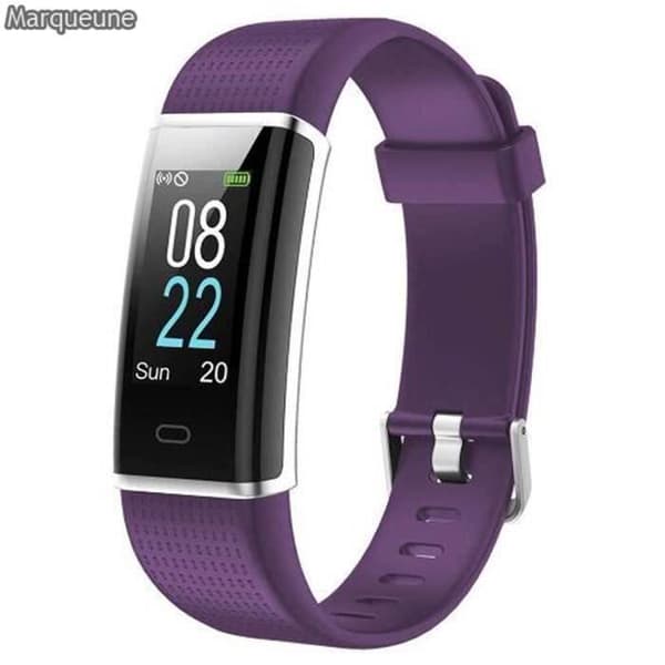 SS Connected Watch - Marqueune - IP68 Vattentät - Pulsmätare - Lila