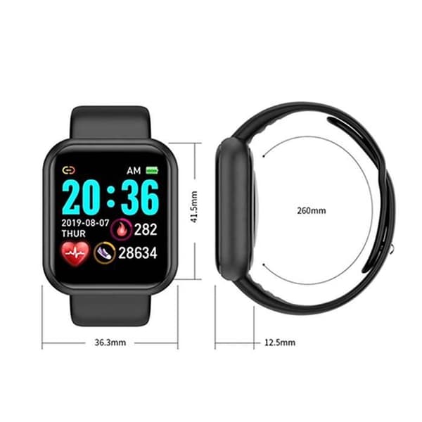 MONTRE CONNECTEE SPORT Montréal Connect ée D20 pro Bluetooth fysisk aktiveringsmätare pulsmätare från L
