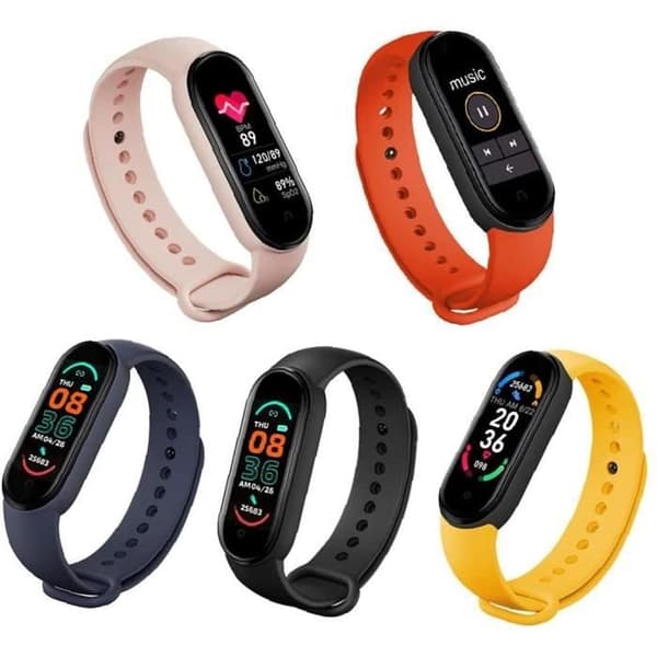 Smart Watch M6 Fitness Tracker Smart Armband Watch Pulsstöd Blodtryck IP67 Watch Acti2872