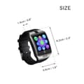Miniatyrbild 4 av 4: Q18 Bluetooth Smart Watch Svart