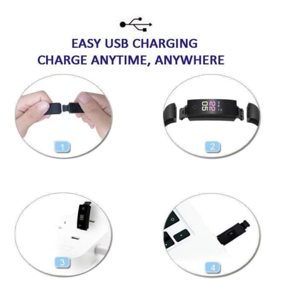 Connected Watch GPS Stegräknare Cardio vattentät sport fitness