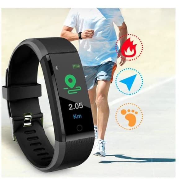 Connected Watch GPS Stegräknare Cardio vattentät sport fitness