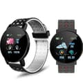 Miniatyrbild 4 av 4: SMARTWATCH Bluetooth-ansluten klocka ios iPhone Samsung vattentät sport