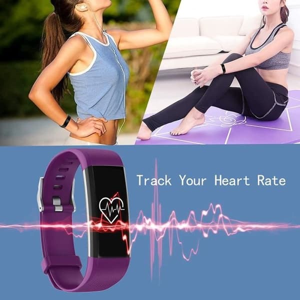 Connected Watch Body Temperatur IP68 Vattentät Connected Armband Cardio Smartwatch Kvinna Man Sport Watch