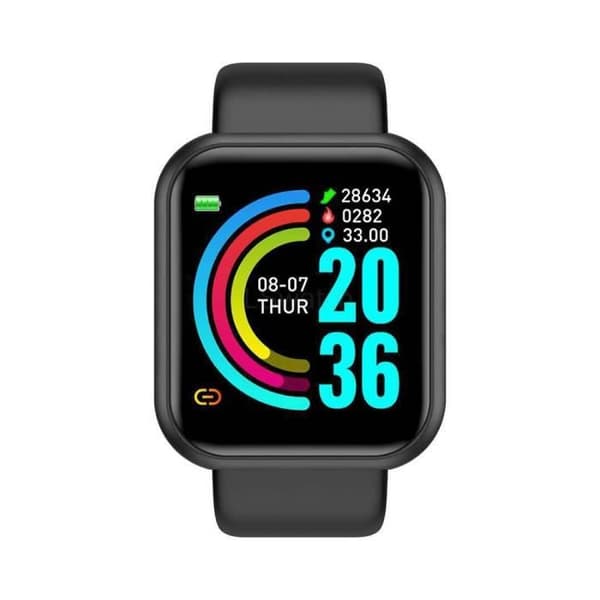 Jaramp – Monte Connect y68 D20 för män och kvinnor Electronic Fitness Monitor Present till Xiaomi Huawei Samsung