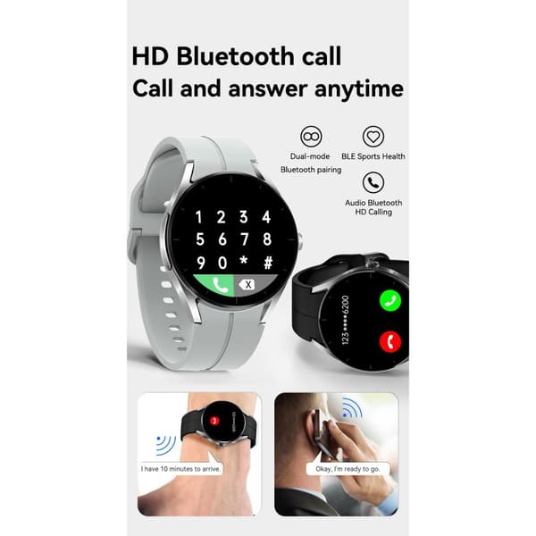 INF Smartklokke med EKG og Bluetooth-anrop